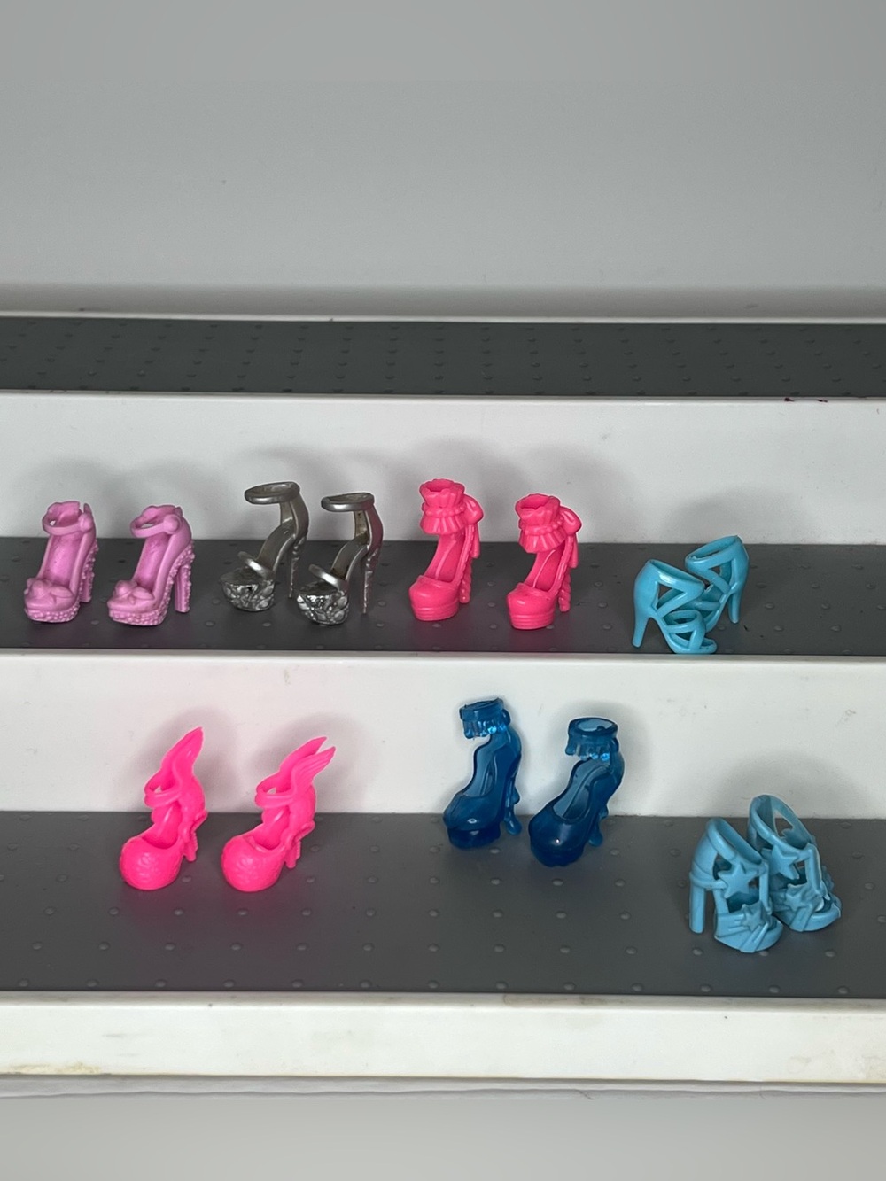 Barbie And Other Dolls Shoe Lot 7 Pair High Heels